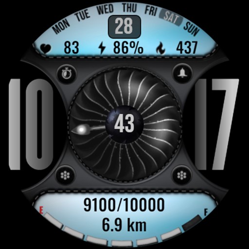 Aviator Digital Watch Face I27 Baixe no Windows