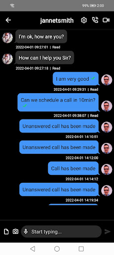 VoipSwitch RCS Screen 3