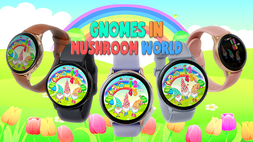 Android application Gnomes Happy World_Watchface screenshort