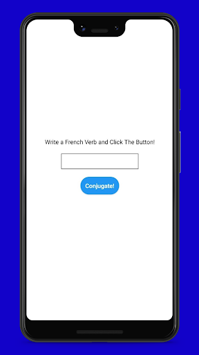 Android application French Conjugaison screenshort