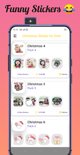 Christmas Sticker for Girls Screen 3