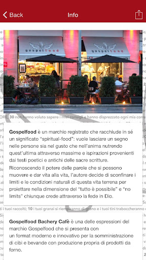 GospelFood Screen 2