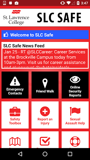 Android application SLC Safe screenshort