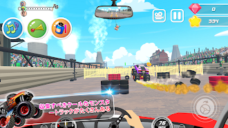 Game screenshot モンスター・トラック・キッズ・レース・ゲーム hack