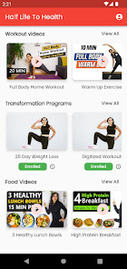 HLTH - Workouts, Diet, Recipes 1.0.6 APK + Мод (Unlimited money) за Android