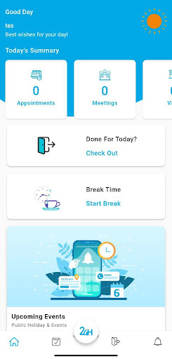 Android application 1 Click Policy HRMS screenshort