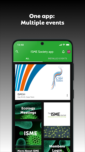 Android application ISME Microbes screenshort