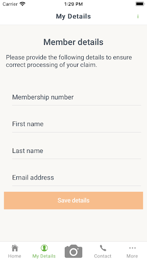 Health Care Insurance Screen 2