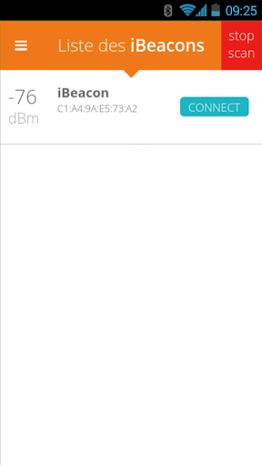 Android application The Beacons screenshort