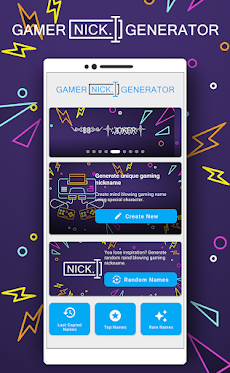 Gamer Nick Generatorのおすすめ画像1
