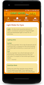 Light Meter For Eyes 1.0 APK + Mod (Unlimited money) إلى عن على ذكري المظهر