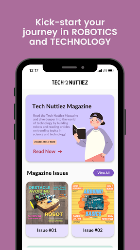 Android application Tech Nuttiez: Learn Robotics screenshort
