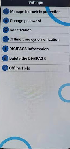Android application OAB Digipass screenshort
