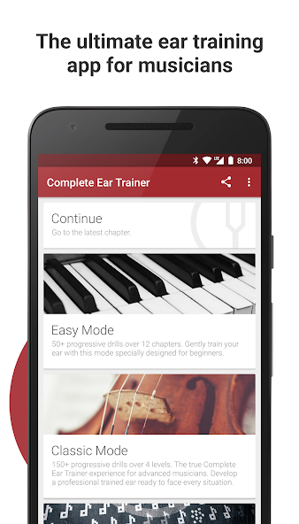 Complete Ear Trainer v1.6.41577 APK + Mod [Unlocked] for Android