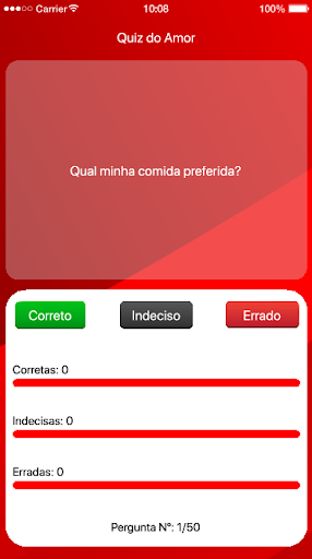 Quiz do amor Screen 2