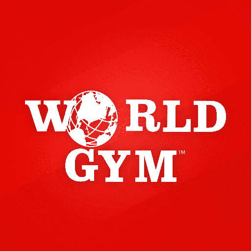 World Gym：健身房與居家健身 logo
