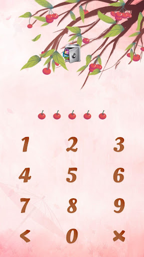 AppLock Theme Cherry Screen 2