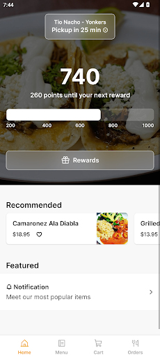 Android application Tio Nacho screenshort