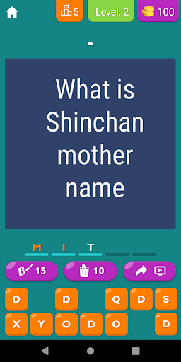 Shinchan Quiz Game Screen 3