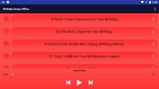 Birthday Songs Offline