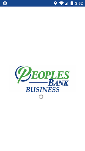Android application MyPeoplesBank Business screenshort