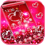Cover Image of ดาวน์โหลด Glitter Love Sparkle Theme Wallpaper 1.2.3 APK