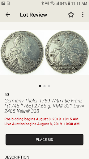 Numisbalt Screen 3