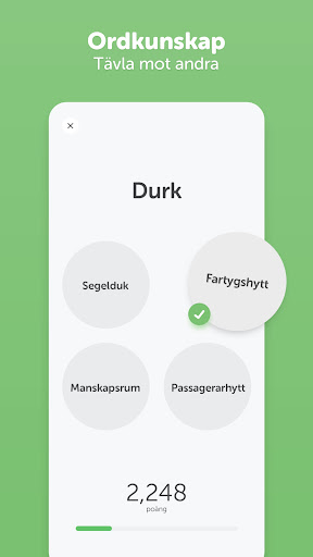Android application ORD-spelet screenshort