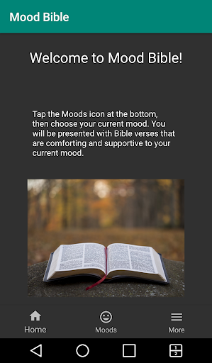 Android application Mood Bible screenshort