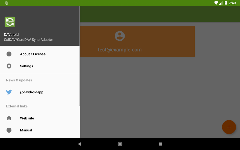 Imágen 15 DAVx⁵ – CalDAV CardDAV WebDAV android