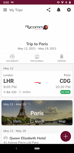 Android application Have a good trip! screenshort