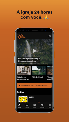 Android application Projeto Recomeçar screenshort