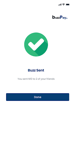 Android application buzpay(Beta) screenshort