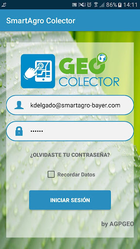 Android application SMARTAGRO screenshort