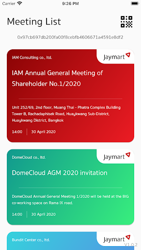 AGM Voting Screen 2