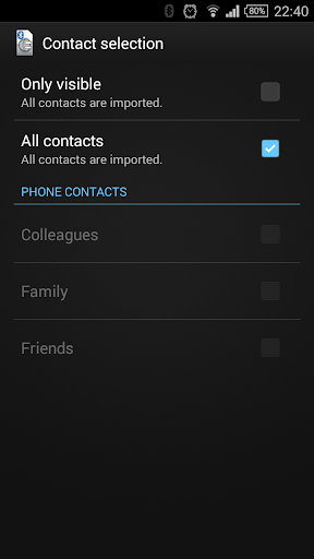 rSAP Phonebook Plugin Screen 2