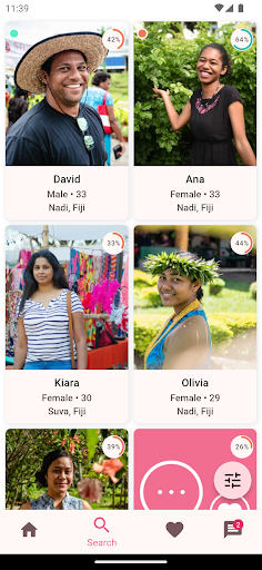 hello! Fiji Dating Screen 2