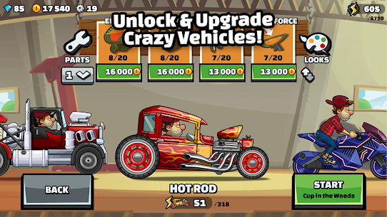 Hill Climb Racing 2 MOD APK 1.49.1 Unlimited Money 3