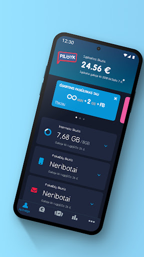 Android application Mano PILDYK screenshort