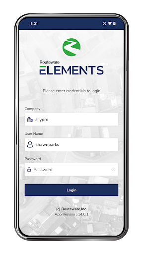 Android application AllyPro Mobile screenshort