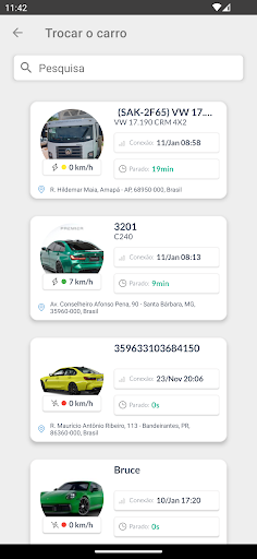 PerfectSat Rastreamento Screen 3