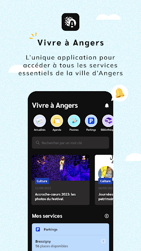 Android application Vivre à Angers screenshort