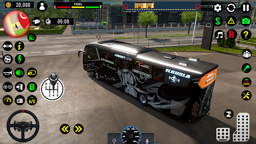 Modern City Bus Coach Drive 3D Screen 2