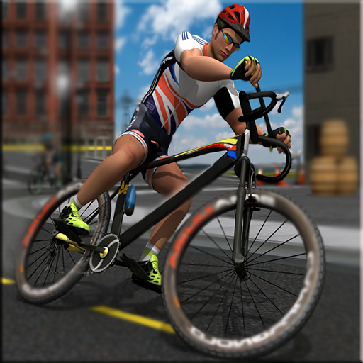 Bicycle Rider Race Logo