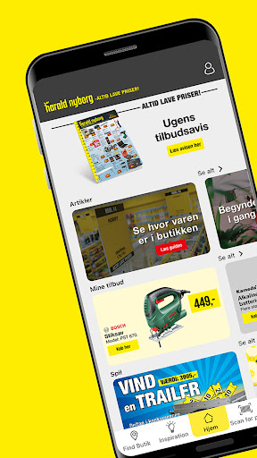 Android application Harald Nyborg screenshort