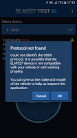 screenshot of ELM327 Test