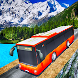 Driving Off Road Mountain Bus icon