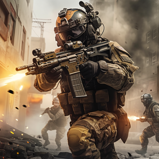 Offline Player Squad Fire Gun Mod APK 5.5 (Remove ads)(God Mode)(Weak enemy)