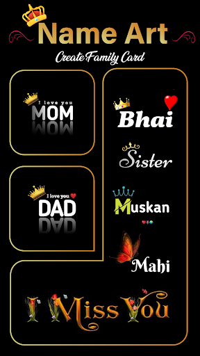 Shadow Name Art Text Art Maker Screen 2