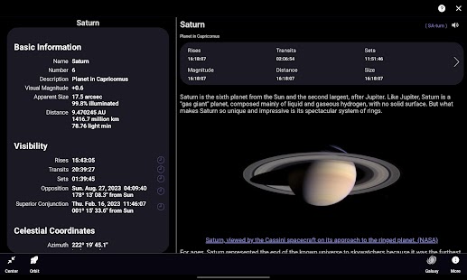SkySafari 7 Plus-Screenshot